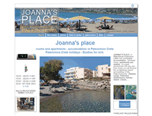 Tablet Screenshot of joanna-place.com